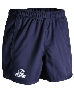 Rhino Auckland Rugby Shorts – Durable Performance Polyester with Lycra Inserts for Comfort, Elasticated Waistband with Internal Drawcords
