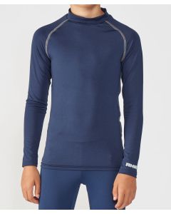 Rhino Juniors Baselayer Long Sleeve Top – Lightweight Performance Thermal Sportswear, Long Sleeve Turtleneck
