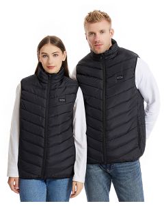 Ribbon Eskimo Unisex Heated Padded Gilet - Heated Vest USB, Electric Heating Gilet, 5 Heat Zones 3 Settings, Heating Jacket