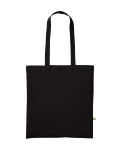 Nutshell® Organic Cotton Shopper Long Handle - Reusable Tote Bag, Carried Over the Shoulder, Reusable Design, Spacious