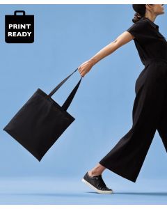 Nutshell Cotton Shopper Long Handle – Eco-Conscious, Reusable Everyday Tote, Promotional Shopper, Carried Over the Shoulder