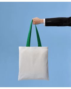 Nutshell Varsity Cotton Shopper Long Handles – Two-Tone Cotton Shopper, Inside Hemmed Sewing, Perfect Print Surface