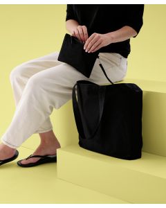Nutshell® Cruise Recycled Tote Bag with Detachable Purse Design - Wide Canvas, Concealed Zip, Self Fabric Zip Pull