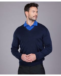 Pro RTX Pro Sweater – V-Neck, Knitted Saddle Shoulders, Workwear for Men