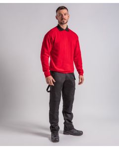 Pro RTX Long-sleeves Sweatshirt - Crew Neck Style, Ribbed Cuffs and Hem