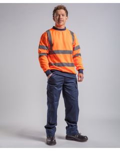 Pro RTX High Visibility Sweatshirt – Reflective, Durable, Safe Workwear