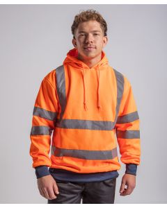 Pro RTX High Visibility Hoodie – Warm, Double Fabric Hood, Work Safety Essential