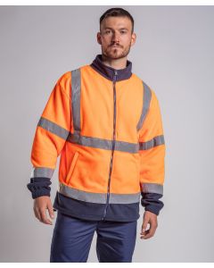 Pro RTX High Visibility Full-Zip Fleece – Reflective, Brushed Fleece Jacket
