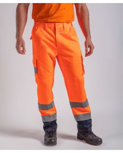 Pro RTX High Visibility Cargo Trousers – Reflective, Water Repellent Work Pants