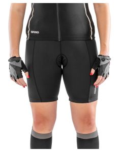 Spiro Women’s Padded Bikewear Shorts - Cycling Shorts with Gel Padding, Quick Dry, 4 Way Stretch, Anti-Bacterial Bike Shorts