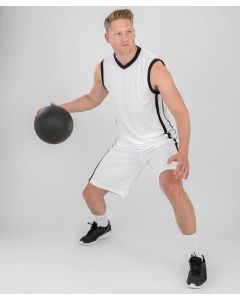 Spiro Basketball Quick Dry Top – Performance Sportswear for Court and Training, Contrast Side Stripes, Extremely Lightweight