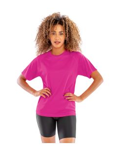 Spiro Performance Aircool Tee – High-Performance Breathable Sports Top with Quick-Dry Fabric, Tag Free, Hi-Colour Range