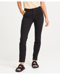 AWDis So Denim Women's Lily Slim Cotton Chinos - Front Slant Pockets, Belt Loops