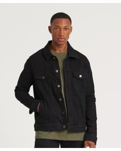 AWDis So Denim Noah Cotton Jacket - 4 Pockets, Shank Buttons, Adjustable Back