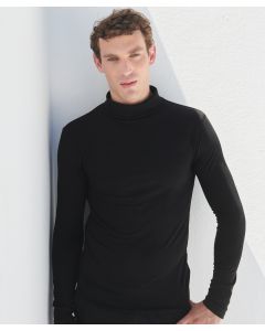 SF Clothing Feel Good Roll Neck Top – Contemporary Layering Essential with Premium Cotton Finish, Long Sleeved
