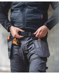 Scruffs Trade Stretch Belt – One Size For All, Rubberised Anti-Scratch Buckle, Hard-Wearing Stretch Belt, Easy to Adjust