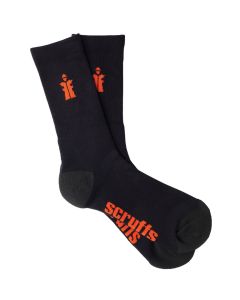Scruffs Worker Socks 3 Pack – Durable, Cushioned Everyday Workwear Socks, Internal Cushioned Lining for Warmth and Comfort