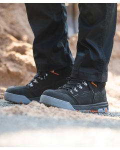 Scruffs Hydra Safety Boots – Waterproof Nubuck Leather with Aluminium Toe & Composite Plate, Anti-Static for Resistance