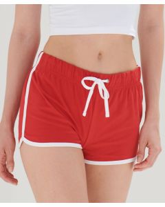 SF Clothing Women’s Retro Shorts – Classic Summer Style with Comfortable Fit and Trendy Streetwear Appeal, Elasticated Waist