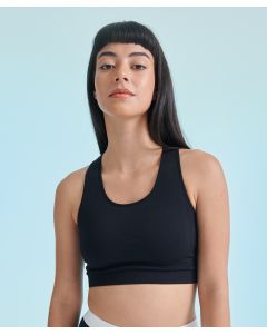 SF Clothing Women’s Workout Cropped Top – Breathable Stretch Fabric with Modern Athletic Fit, Knitted Poly/elastane Fabric for Stretch