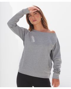 SF Clothing Women’s Slounge Sweatshirt – Relaxed Fit Loungewear with Soft Cotton Comfort, Looped Back Sweat
