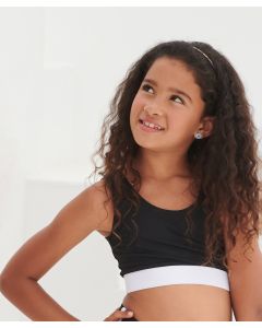 SF Clothing Kids’ Fashion Crop Top – Stylish Summer Wear, Suitable for Sublimation Printing, Soft Elastic Band