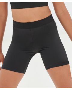 SF Kids Fashion Cycling Shorts - Stretch Polyester, Non-Transparent, Gym Dance Sports Shorts, Elastic Waistband