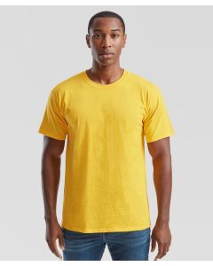 Fruit Of The Loom Cotton Valueweight T-Shirt - Rib Crew Neck, Eco-Friendly