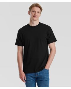 Fruit Of The Loom Pure Cotton T-Shirt - Classic Fit, Crew Neck, Rib Knit Collar