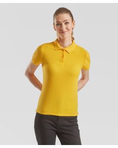 Fruit Of The Loom Women's 65/35 Polo - Longer Body Length, Loose Fit