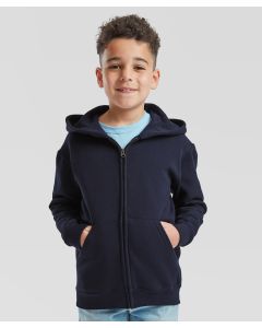 Fruit of The Loom Kids Classic Hooded Sweatshirt Jacket–100% Cotton, Ribbed Waist