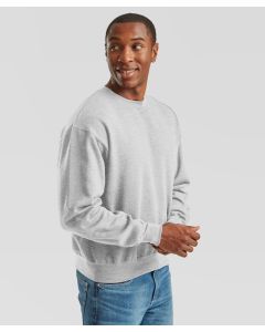 Fruit Of The Loom Supercotton Sweatshirt - Classic Fit, Crew Neck, Set-In Sleeve