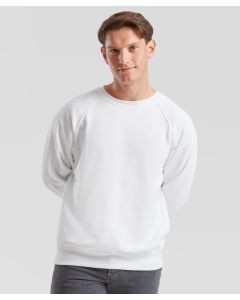 Fruit of the Loom Raglan Sweatshirt – Cotton Face, Ribbed Crew, Everyday Layer