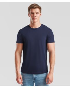 Fruit of the Loom Iconic T-Shirt – Cotton Blend, Slim Fit, Tear-Away Label