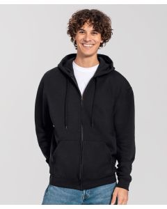 Fruit of the Loom Iconic Premium Hooded Sweat Jacket - Full Zip Hoodie, Two Front Pockets, Brushed Inner Fleece, Metal Zip