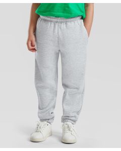 Fruit Of The Loom Kids Premium Elasticated Cuff Jog Pants - 100% Cotton Face