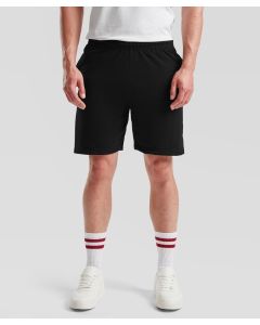 Fruit of the Loom Men's Lightweight Fleece Shorts–Cotton Blend with Side Pockets