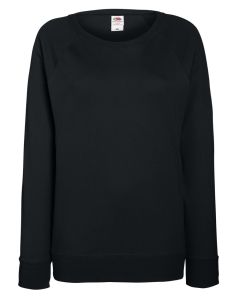 Fruit of the Loom Women's Raglan Sweatshirt - Cotton Blend Crew Neck, Raglan Sleeves, Neck Waist and Cuff, Side Seams