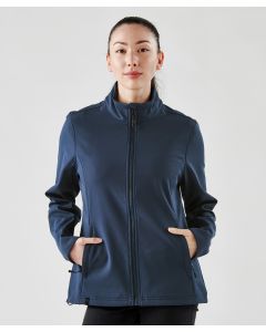 Women's Narvik Softshell Jacket – Water-Repellent, Fleece-Lined Mid-Layer for Outdoor Activities, Brushed Tricot, Zipped Pockets