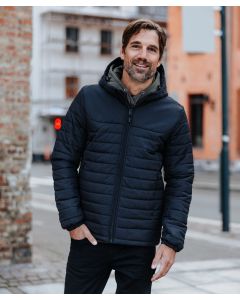 Stormtech Nautilus Quilted Hooded Jacket – Thermal Protection and Urban Edge, Full-Length Internal Stormflap and PFC-Free