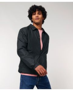 Stanley/Stella Coacher Casual Jacket – Sustainable Organic Cotton, Modern Tailored Fit, Welt Pockets at Front, Drawcords
