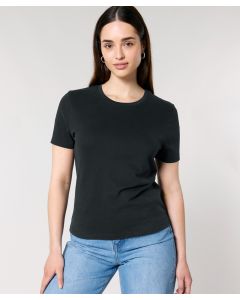 Stanley/Stella Ella Women’s Fitted T-Shirt – Premium Organic Cotton Everyday Wear, Twin Needle Topstitch at Sleeve Cuff and Hem