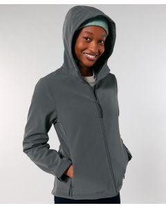 Stanley/Stella Women’s Stella Discoverer Hooded Softshell Jacket – Durable & Weather-Ready, Zipped Welt Pockets, Hood Opening