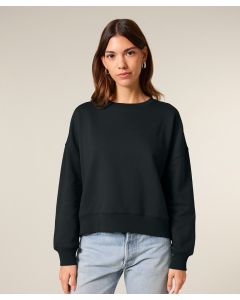 Stanley / Stella Stella Alma - Women's Organic Cotton Crew Neck Sweatshirt, Premium Comfort, Dropped Shoulder