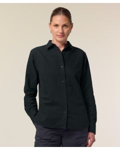 Stanley/Stella Women’s Stella Oxford Shirt – Modern Tailored Style with Premium Finish, Sleeve Cuff with Two Buttons