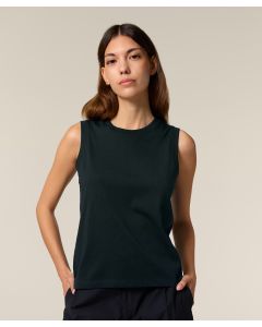 Stanley/Stella Stella Mia - Women’s Organic T-Shirt with Modern Feminine Fit, Medium Fit Sleeveless, Twin Needle