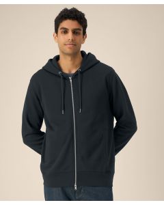 Stanley/Stella Astor - Unisex Zip Hoodie, Full Zip Hoodie Organic Cotton, Premium Hooded Jacket, Ribbed Cuffs and Hem