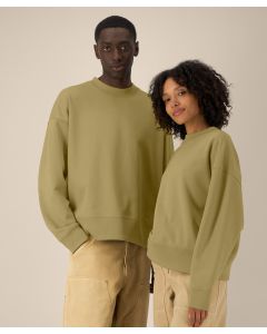 Stanley/Stella Ryler - Unisex Boxy Fit Crew Neck Sweatshirt, Set-in Sleeves, 1x1 Rib at Sleeve Cuffs and Hem, Twin-Needle