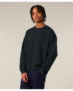 Radder 2.0 Oversized Organic Cotton Sweatshirt – Urban Streetwear Essential, 2x1 Rib at Collar, Sleeve Cuffs at Hem