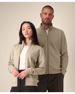 Stanley/Stella Trailer 2.0 - Unisex Zip Sweatshirt, High Neck Organic Cotton, Zip Hoodie, Custom Print Ready, Metal Zip